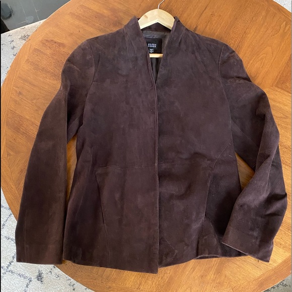 Eileen Fisher suede jacket... - Picture 1 of 4
